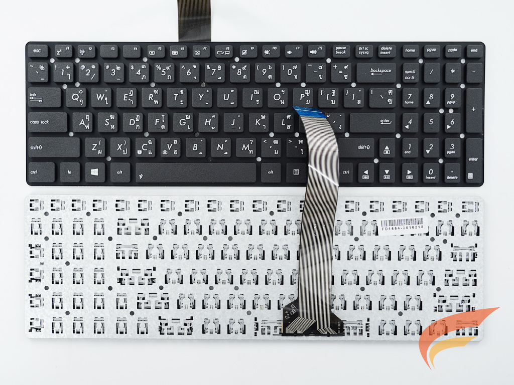 KEYBOARD ASUS คีย์บอร์ด Asus K55 K55A K55DE K55DR K55N K55VD K55VJ K55VM K55VS ไทย-อังกฤษ 