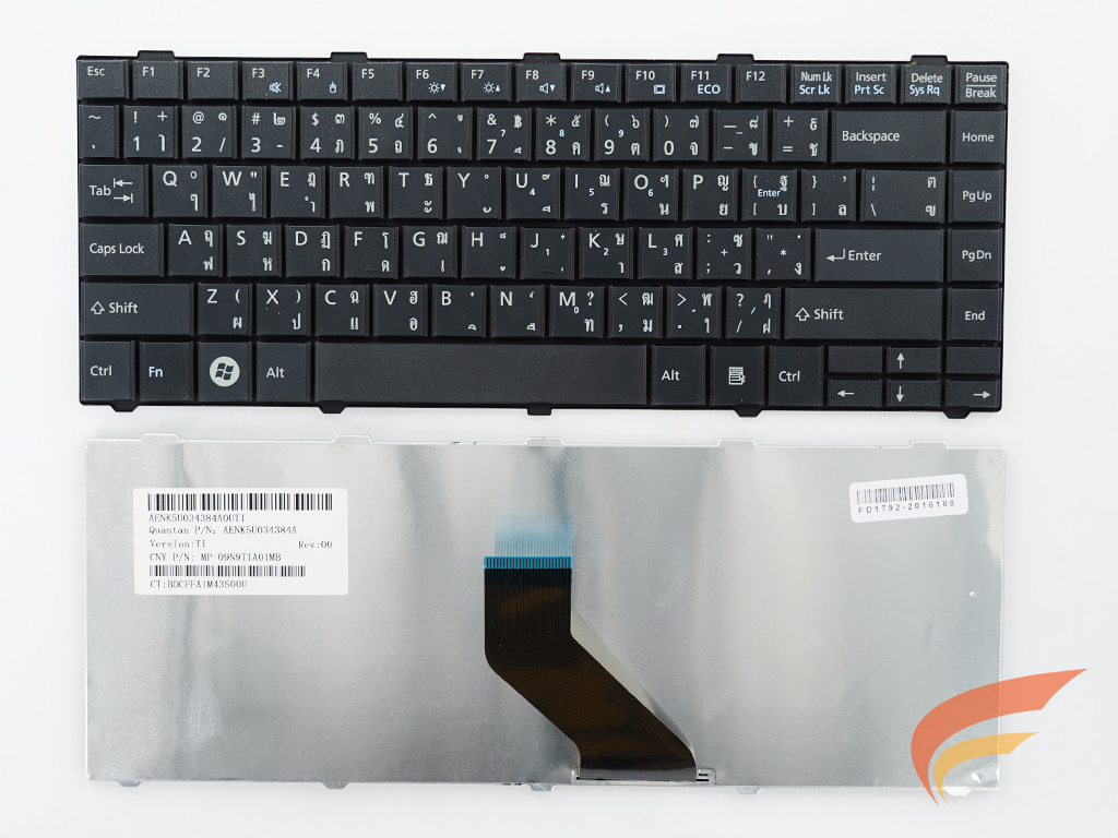 KEYBOARD FUJITSU คีย์บอร์ด FUJITSU Lifebook LH520 LH530 LH530G ไทย-อังกฤษ 