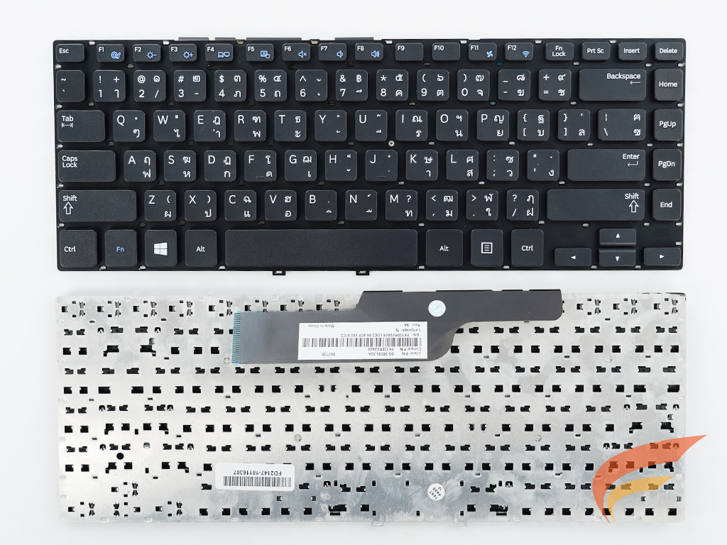 KEYBOARD SAMSUNG คีย์บอร์ด Samsung NP350V4X NP350 NP355 NP355E4X NP300E4V NP350V4X NP300V4X(ปุ่มชิด) 