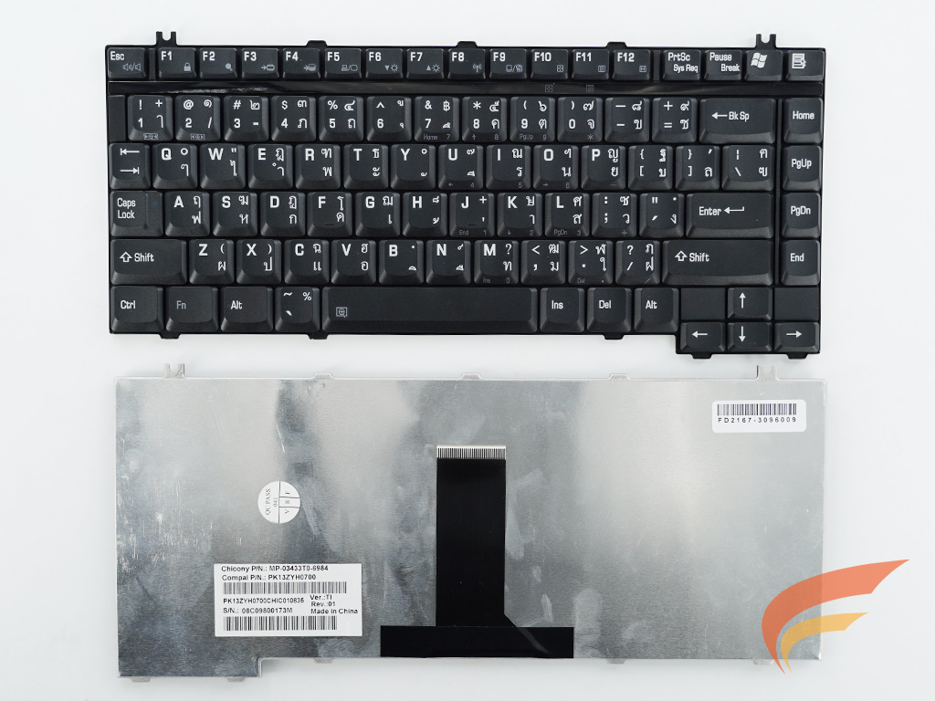 KEYBOARD TOSHIBA คีย์บอร์ด Toshiba A100 A105 M100 M115 M40 M45 A4 A7 TH EN  