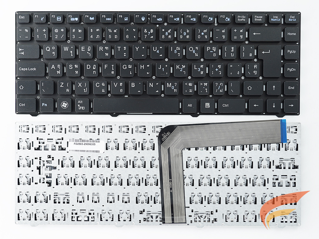 KEYBOARD ACER คีย์บอร์ด Acer Aspire ONE 14 1401 Z1401 Z1402 Z1401-C2XW Z1402-31B8 ไทย-อังกฤษ 