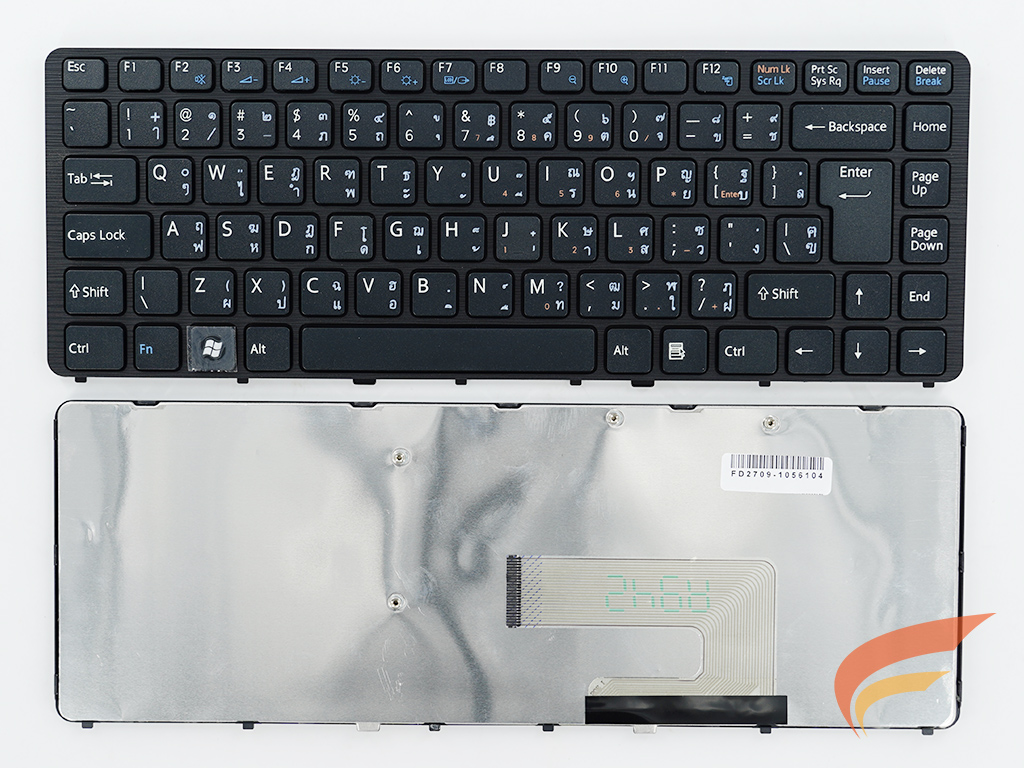 KEYBOARD SONY คีย์บอร์ด Sony Vaio VGN-NW PCG-7181M PCG-7186M (สีดำ) 