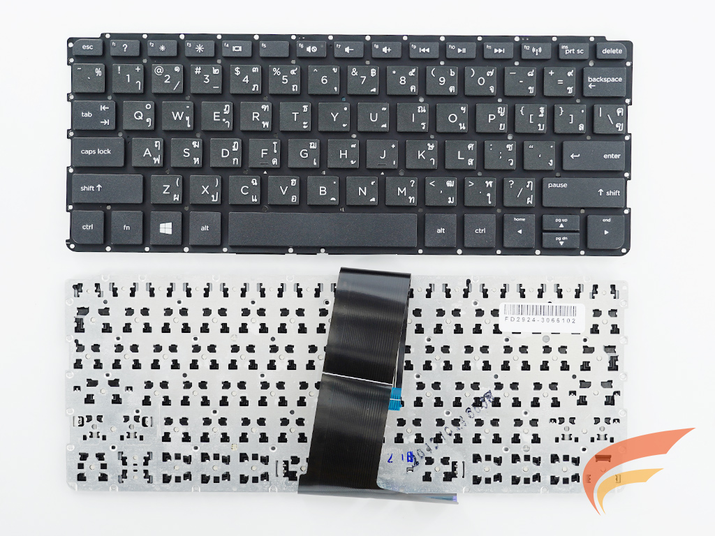 KEYBOARD HP-COMPAQ คีย์บอร์ด Hp 10-E002AU 10-E ไทย อังกฤษ 
