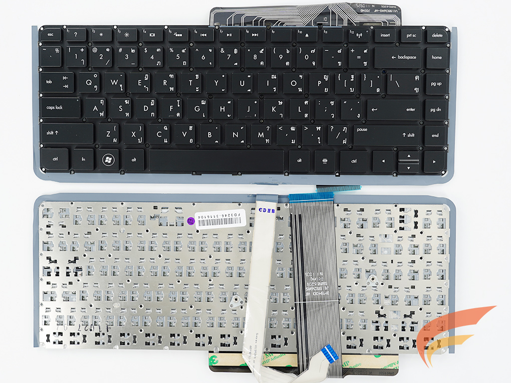 KEYBOARD HP-COMPAQ คีย์บอร์ด Hp Envy 15-3000 15-3001XX 15-3002TX 15-3006TX 15-3021TX 15-3023TX 15-3033CL 15-3040NR 3047NR 3090LA Backlit ไทย อังกฤษ 