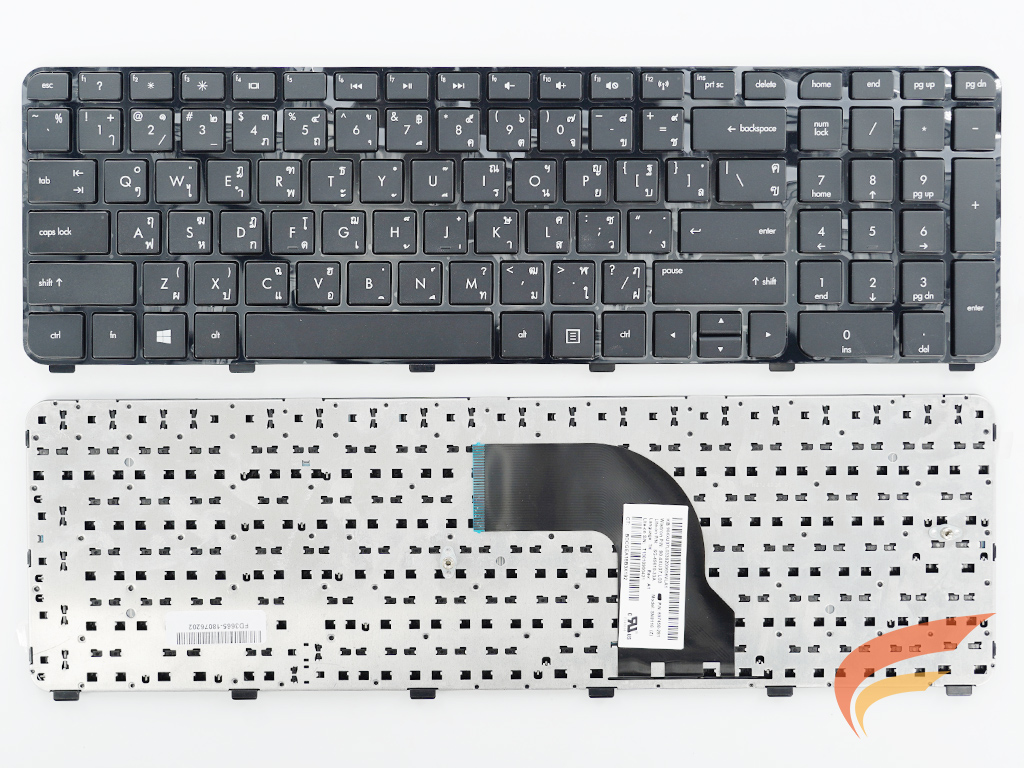 KEYBOARD HP-COMPAQ คีย์บอร์ด Hp Pavilion DV7-7000 DV7-7100 DV7-7200 DV7T-7000 ไทย อังกฤษ 