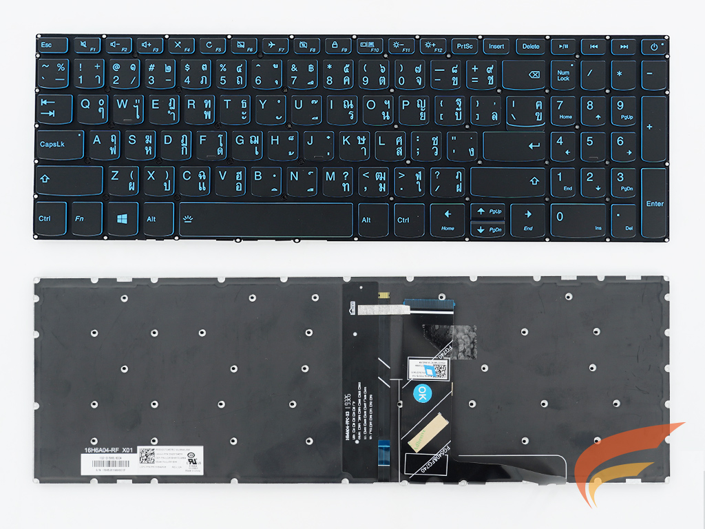 KEYBOARD IBM-LENOVO คีย์บอร์ด  LENOVO Idapad L340-15IRH ไทย อังกฤษ (ฺBLUE) มีไฟ 