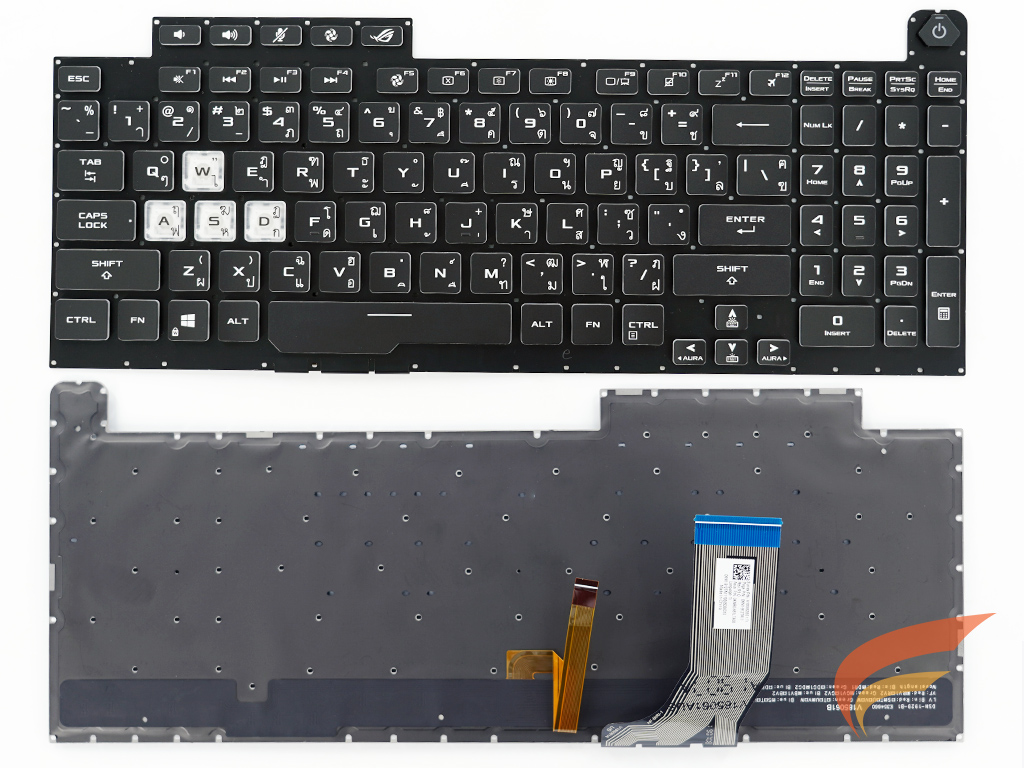 KEYBOARD ASUS คีย์บอร์ด  ASUS Rog STRIX G731GT ไทย อังกฤษ 