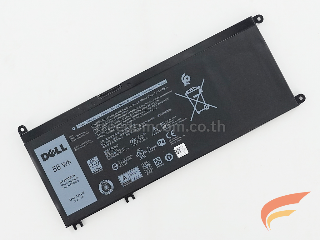 BATTERY-NOTEBOOK DELL แบตเตอรี่โน๊ตบุ๊ค (แท้) 33YDH DELL Inspiron 7577 7778 7779 G3 15-3579 
